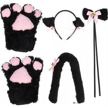 Karnevalový kostým KOČKA COSPLAY KOSTÝM GOTHIC SET PARTY