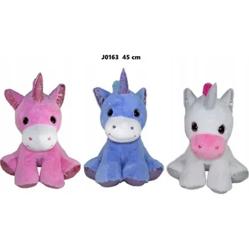 plyšák SEDÍCÍ PLYŠÁK HRAČKA JEDNOROŽEC 45CM