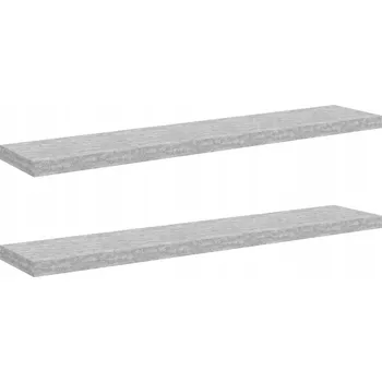 police Police MDF deska VidaXL 120 x 23,5 cm odstíny šedé