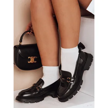 Dámské polobotky MNIMNI dámské mokasíny černé FashionStreet ZY0660 38