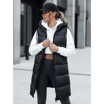 Dámská vesta Dámská prošívaná vesta FAR AWAY černá FashionStreet TY3748 L