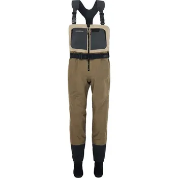 Prsačky Grundéns Brodící Kalhoty Men´s Boundary Zip Stockingfoot Wader Stone Otter Velikost: L 42-44