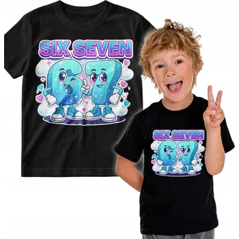 Chlapecké oblečení Dětské tričko SIX SEVEN 67 pro kluky i holky s potiskem, velikost 128-134