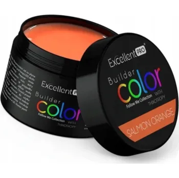 Lak na nehty EXCELLENT PRO BUILDER GEL BAREVNÝ STAVEBNÍ GEL SALMON ORANGE 15 g