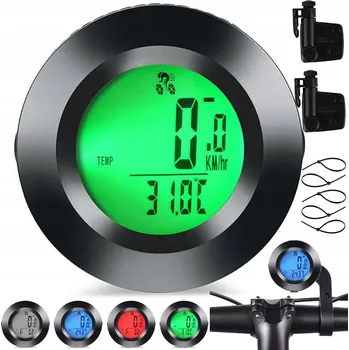 Tachometr CYKLOPOČÍTAČ BEZDRÁTOVÝ LCD 22 FUNKCÍ NA KOLO TACHOMETR
