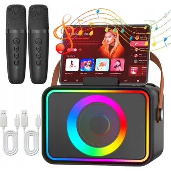 Karaoke KARAOKE SYSTÉM S FUNKCÍ SVĚTEL A 5 ZVUKOVÝMI EFEKTY PRO PÁRTY