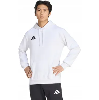 Pánská mikina Pánská mikina s kapucí Adidas Entrada 26 Hoody bílá vel. M