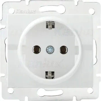 Elektrická zásuvka Elektrická Zásuvka Kanlux bílá