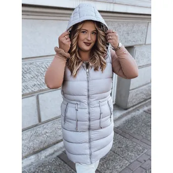 Dámská vesta Dámská vesta KERIS fialová FashionStreet TY2924 7XL