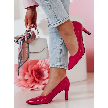 Dámské lodičky Dámské jehlové podpatky STILETTU fuchsiová FashionStreet ZY0738 38