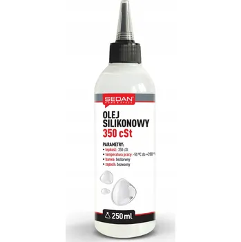 Silikonový olej 350cSt univerzální mazivo na TĚSNĚNÍ, běžecké pásy, ložiska 250ml