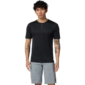 Cyklistika Fox Racing Pánský dres s krátkým rukávem Fox Flexair Pro Ss Jersey, Black - Black - S