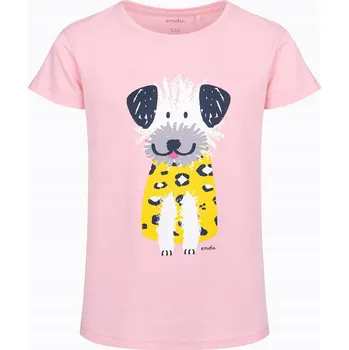Dívčí tričko Dívčí tričko růžové Dívčí tričko Bavlna 164 Pejsek Endo