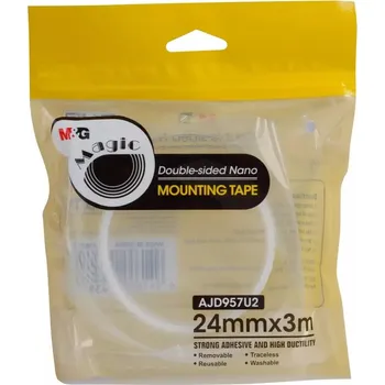 Lepicí páska Oboustranná lepicí páska M&G Nano Tape průhledná