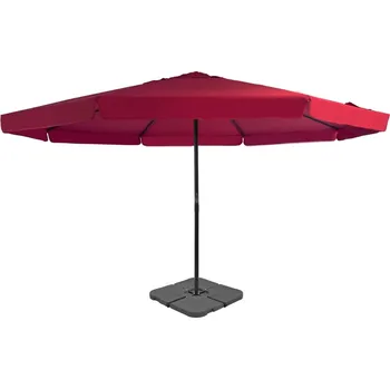 Slunečník Zahradní slunečník s přenosným stojanem červený - 8719883591742