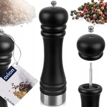 Kuchyňský mlýnek Ruční mlýnek Orion dřevo černý