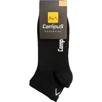 CAMUPUS Ponožky QUARTER 3 PÁRY Vel: 43-46 ČERNÉ