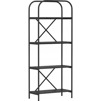 Knihovna Police dřevotříska VidaXL 60 x 30 cm černý dub