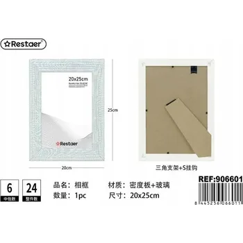 Obraz Rámeček dřevěný 25x20 cm bílá matná povrchová úprava