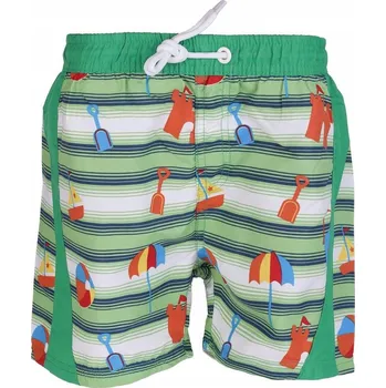 Dětská móda CHLAPECKÉ PLAVKY ŠORTKY MORAJ NA LÉTO BAZÉN ZAVAZOVACÍ ZELENÉ 98-104