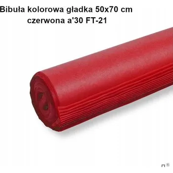 Obraz ČERVENÁ KREPOVÝ PAPÍR HLADKÁ PRO BALENÍ 50x70 30KS