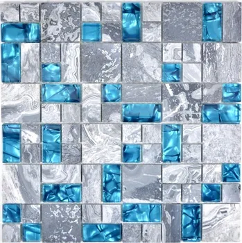 Obklad Mozaika WzorcowniaStudio 30 x 30 cm, odstíny šedé a stříbrné