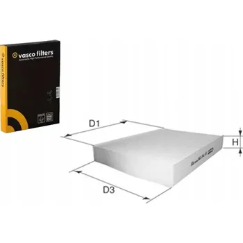 Kabinový filtr DAVID VASCO O036 Filtr, ventilace prostoru pro cestující