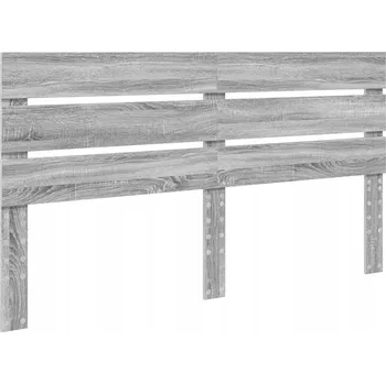 Čelo postele s čelo Šedá Sonoma 180 cm kompozitní dřevo