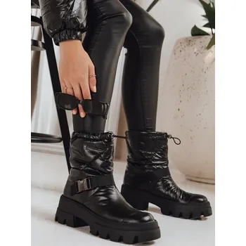 Dámské polobotky Dámské traperské boty černé FashionStreet ZY1299 39