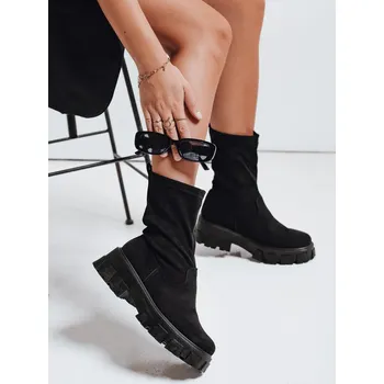 Dámské polobotky Dámské boty na platformě černé FashionStreet ZY1135 40