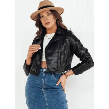 Dámská kožená bunda MOLTION black FashionStreet TY4158 L