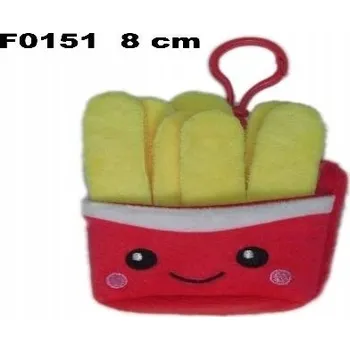 Plyšová Hračka Přívěsek Na Klíče Hranolky - 8 cm