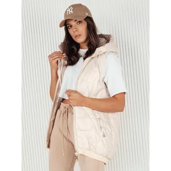 Dámská vesta Dámská prošívaná vesta COLINE bílá FashionStreet TY4114 XXL