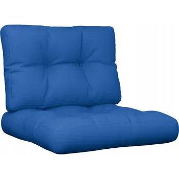 Podsedák Podušky na palety 2 ks královsky modré textil