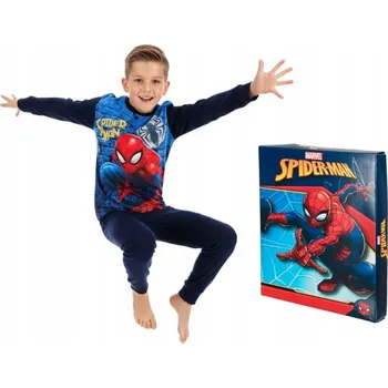 Chlapecké pyžamo Chlapecké pyžamo Spider-Man MARVEL 100% Bavlna v dárkové krabičce, velikost 98 cm
