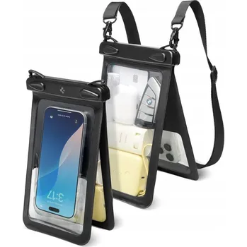 Pouzdro na mobilní telefon SPIGEN - Dvojité Vodotěsné Pouzdro na Krk, na Telefon, Karty, Peníze atd.