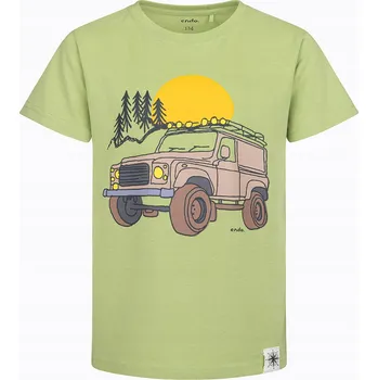 Dětská móda Chlapecké tričko zelené, triko Jeep, velikost 140 Endo