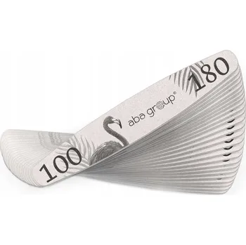 Pilníky na nehty Aba Group Elipsa Standard Plameňák 100/180 25 ks