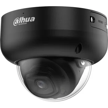 Bezpečnostní kamera DAHUA TECHNOLOGY Dahua IPC WizMind 5Mpix 12,7" dome 2,8mm(108st) WDR IR+White50m mic SMD4.0, FD, AcuPick, Meta černá