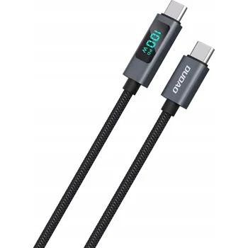 Datový kabel Kabel Dudao USB-C - USB-C 1 m černý