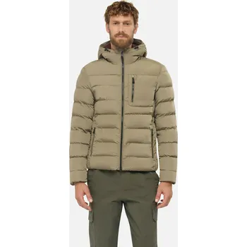 Geox Pánské Béžová pánská péřová bunda Geox Snake Béžová 56 (2963615)