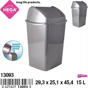 Odpadkový koš Koš s víkem 15L, 1 Ks