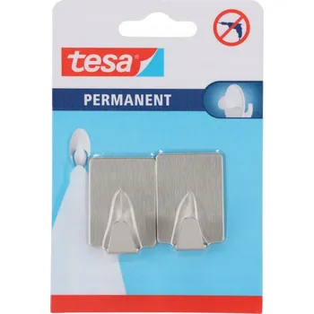 Věšák Háček bez vrtání Tesa šedý