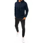 Pánské tmavě modré a černé tepláky FashionStreet AX0631 L