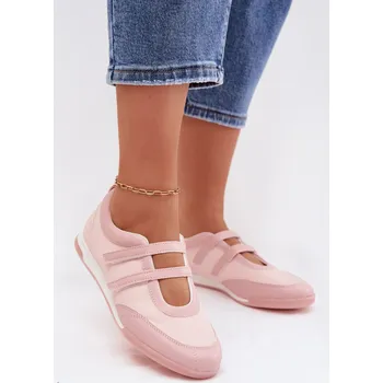 Dámské baleríny Sportovní dámské baleríny s pásky Růžové Farvessa 36