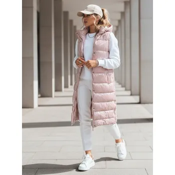 Dámská vesta Dámská prošívaná vesta GANTINI růžová FashionStreet TY3740 L