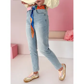 Dámské kalhoty Dámské džínové kalhoty mom fit NEWGEN blue FashionStreet UY2470 XS