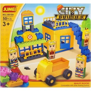 ostatní stavebnice Stavebnice Jumei 3+ City STAVBA 37 dílků, 28x26 cm