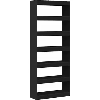 Knihovna Regál VidaXL 80 cm x 198 cm x 30 cm černý