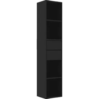 Knihovna Regál VidaXL 36 cm x 171 cm x 30 cm, černý